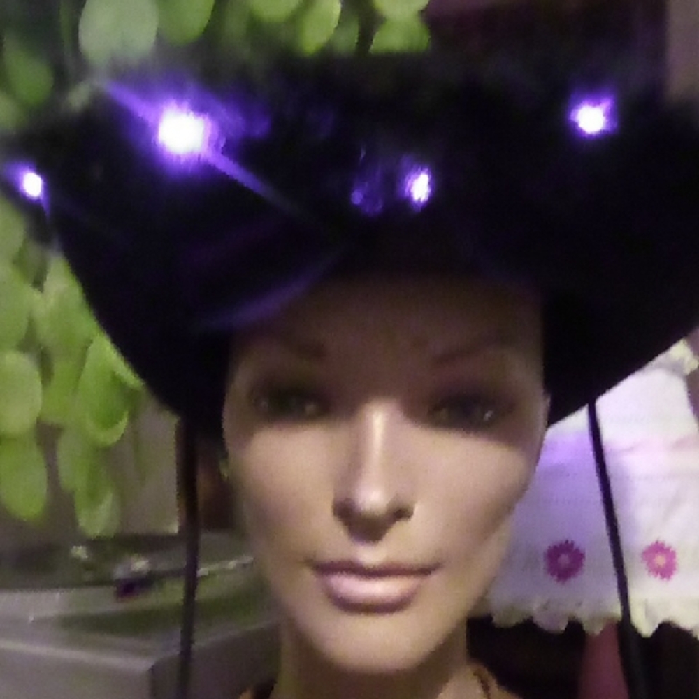 Flashing Lights Cowboy Country Western Hat That Lights Up.